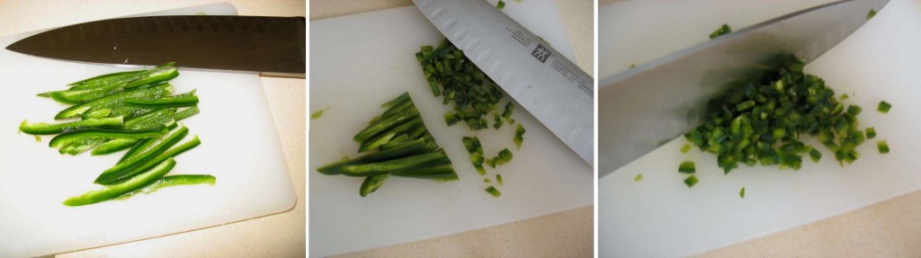 Chopping Jalapeno