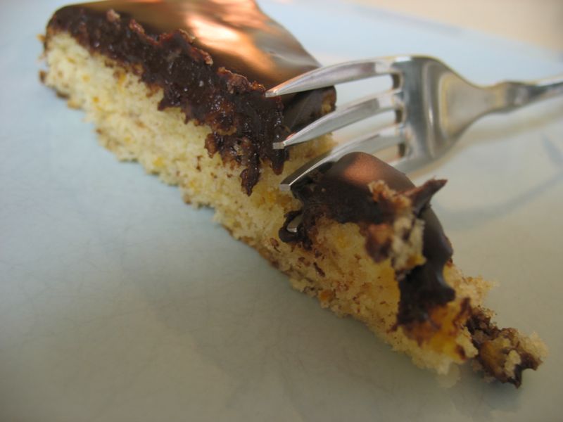Orange-Almond Cake slice